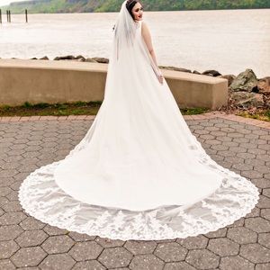 New Dreamy Wedding Cathedral Veil